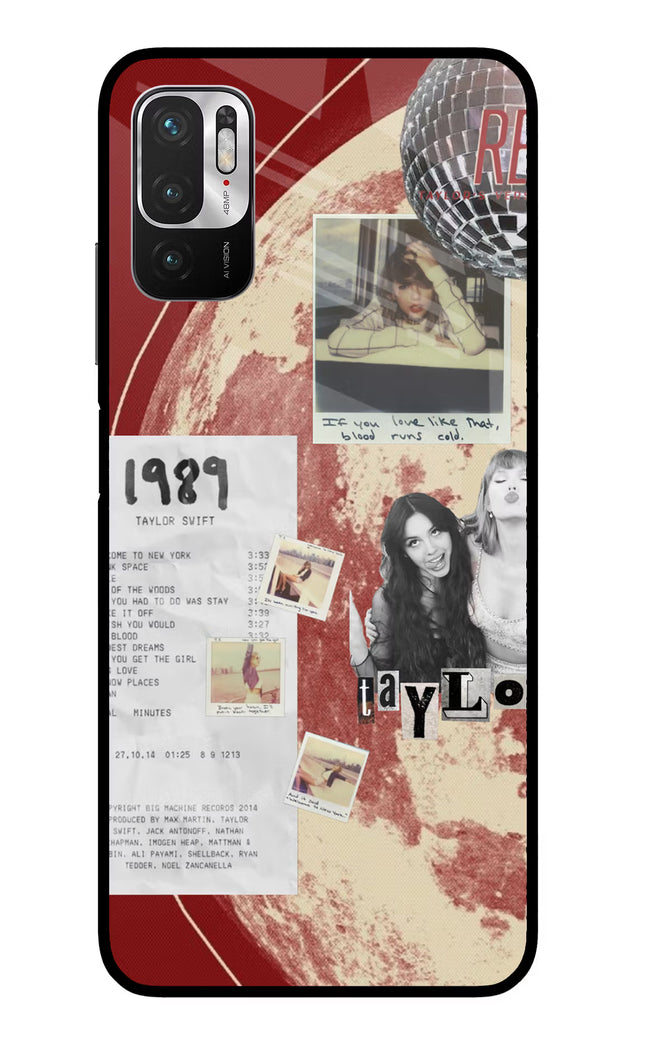 Taylor Swift Redmi Note 10T 5G Glass Case