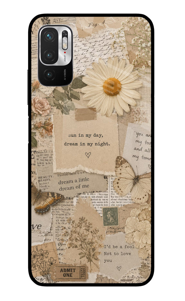 Vintage case Redmi Note 10T 5G Glass Case