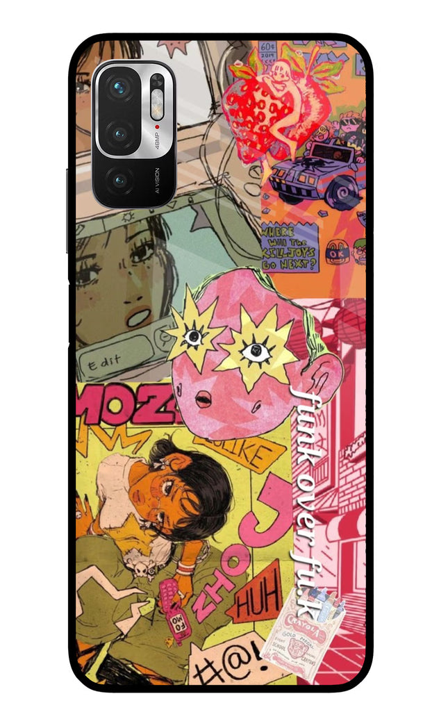 Funkover Redmi Note 10T 5G Glass Case