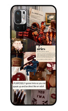 Zodiac Aries Redmi Note 10T 5G Glass Case