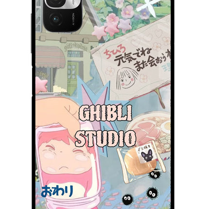 Studio Ghibli Redmi Note 10T 5G Glass Case