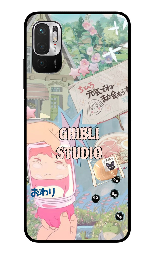 Studio Ghibli Redmi Note 10T 5G Glass Case