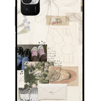 Soft Aesthetic Redmi Note 10T 5G Glass Case