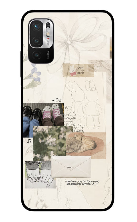 Soft Aesthetic Redmi Note 10T 5G Glass Case
