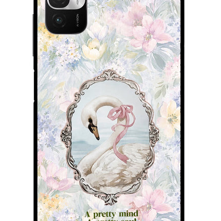 Pretty Mind Pretty Soul Redmi Note 10T 5G Glass Case