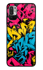 Graffiti Vibe Redmi Note 10T 5G Glass Case