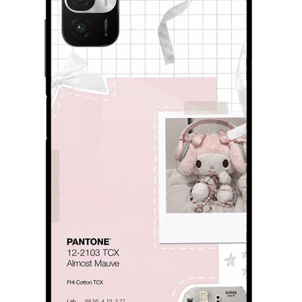Pantone Asthetic Redmi Note 10T 5G Glass Case