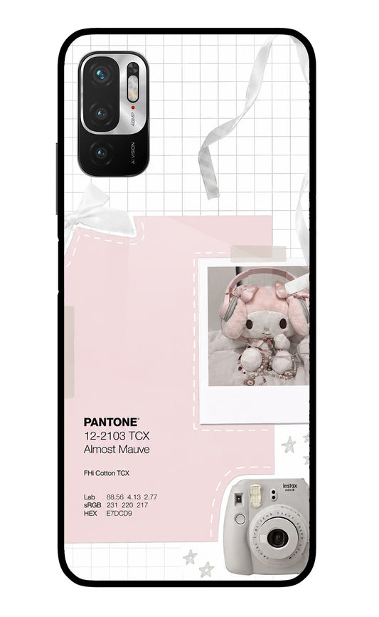 Pantone Asthetic Redmi Note 10T 5G Glass Case