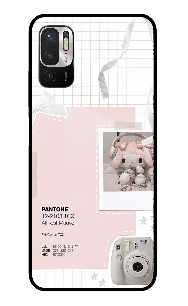 Pantone Asthetic Redmi Note 10T 5G Glass Case