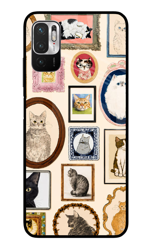Mirror Cats Redmi Note 10T 5G Glass Case