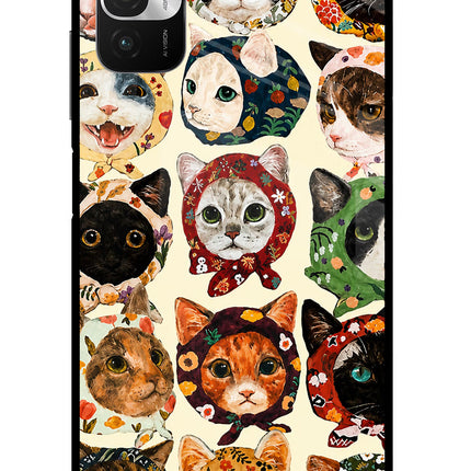 Cool Cat Redmi Note 10T 5G Glass Case