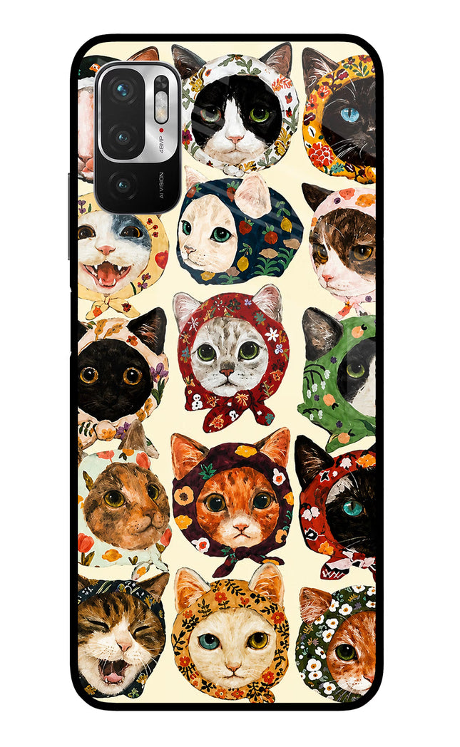 Cool Cat Redmi Note 10T 5G Glass Case