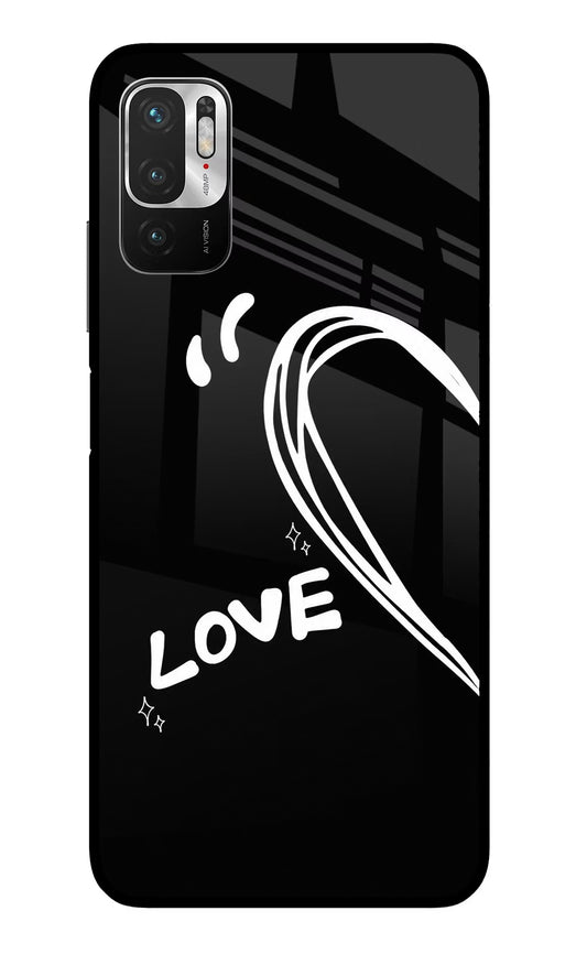 Love Line Redmi Note 10T 5G Glass Case