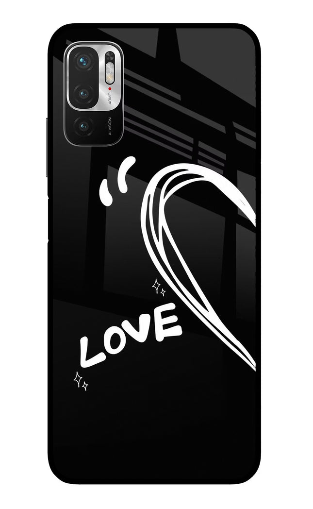 Love Line Redmi Note 10T 5G Glass Case