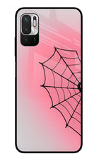 Pink Web Redmi Note 10T 5G Glass Case