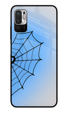 Blue Web Redmi Note 10T 5G Glass Case