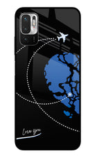 Love Orbit Redmi Note 10T 5G Glass Case