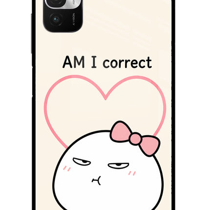 Always Right Redmi Note 10T 5G Glass Case