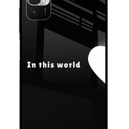 This World Redmi Note 10T 5G Glass Case