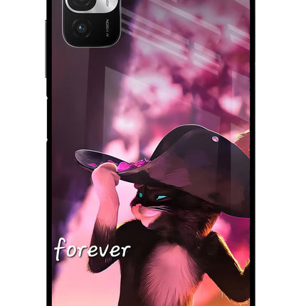 Forever Cat Redmi Note 10T 5G Glass Case