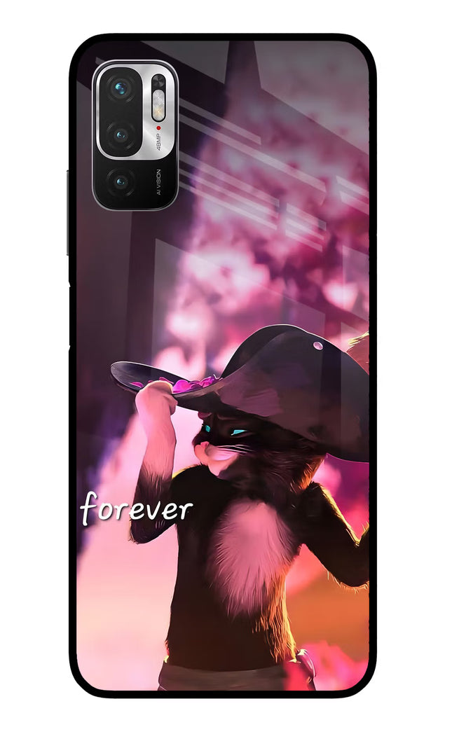 Forever Cat Redmi Note 10T 5G Glass Case