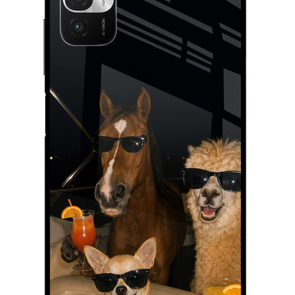 Party Squad Redmi Note 10T 5G Glass Case