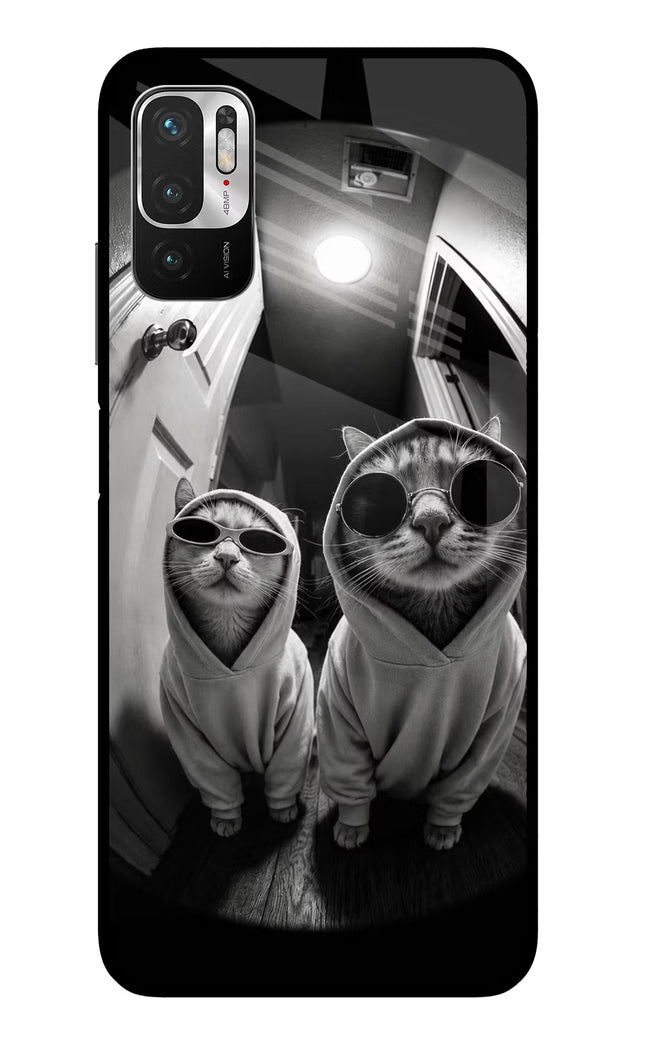 Hood Cats Redmi Note 10T 5G Glass Case