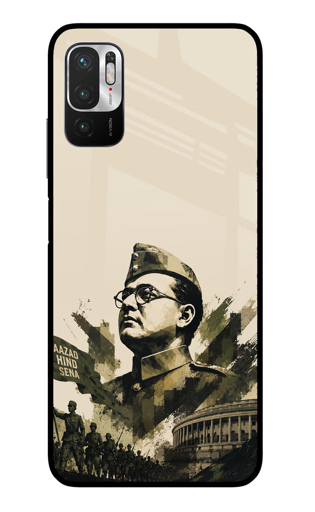 Netaji Rising Redmi Note 10T 5G Glass Case