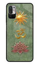 Om & Lotus Redmi Note 10T 5G Glass Case