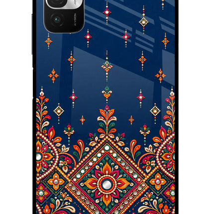 Neel Noor Redmi Note 10T 5G Glass Case Back Cover by Casekaro