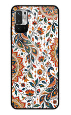 White Mayura Redmi Note 10T 5G Glass Case