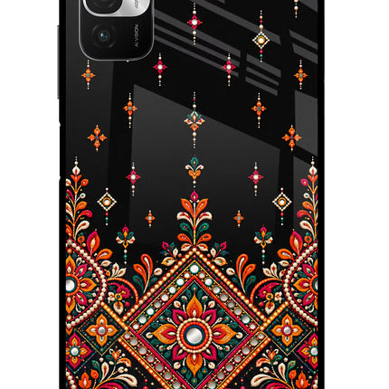 Noir Mehfil Redmi Note 10T 5G Glass Case