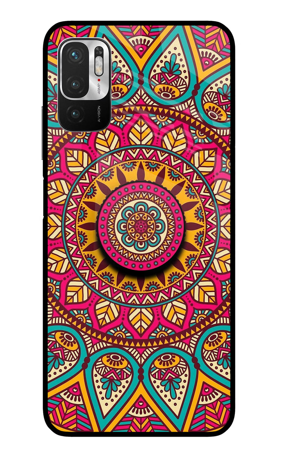 Mandala Redmi Note 10T 5G Pop Case, Glass case