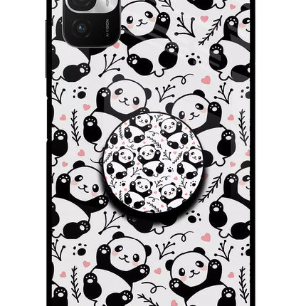 Cute Panda Redmi Note 10T 5G Pop Case by Casekaro