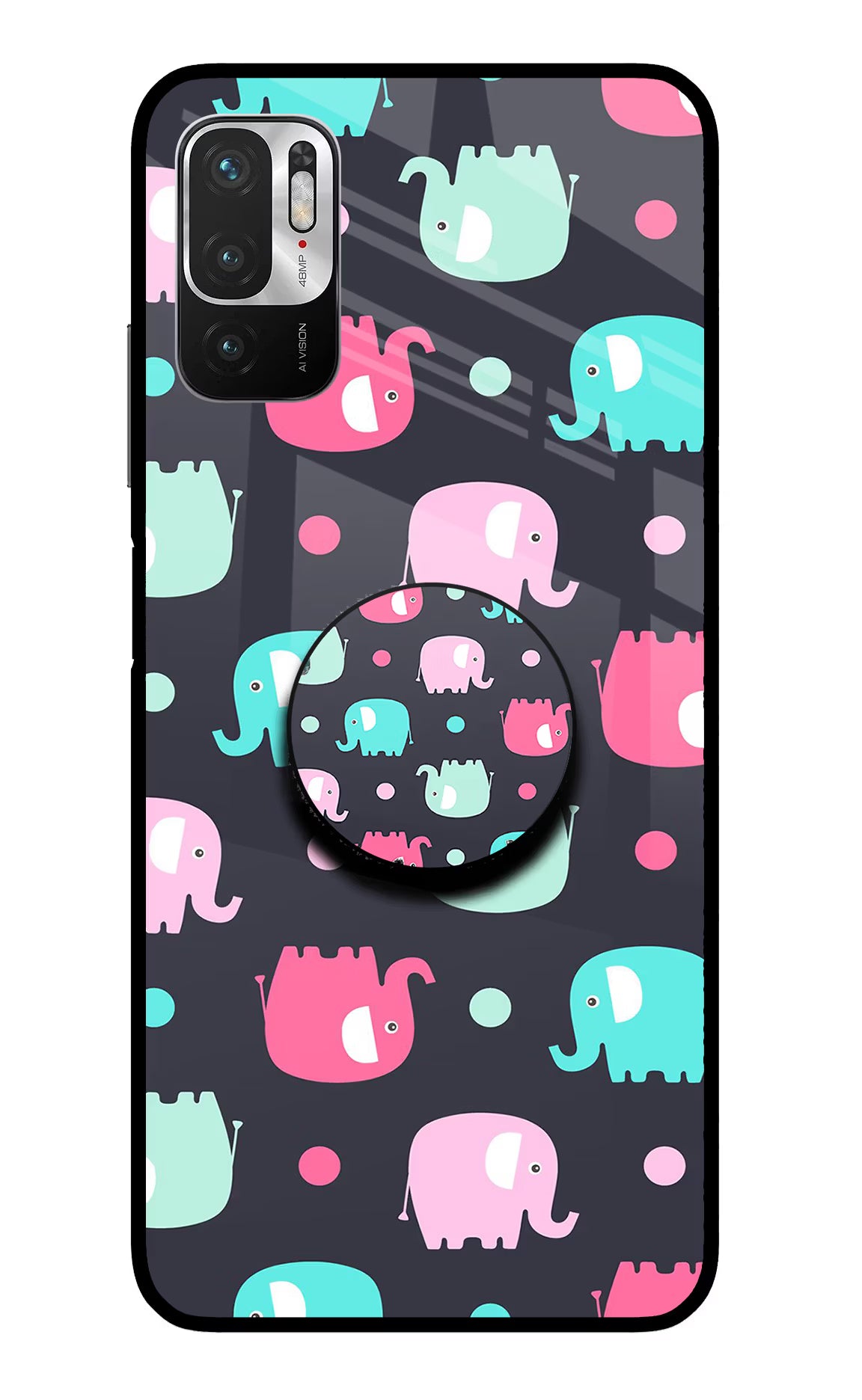 Baby Elephants Redmi Note 10T 5G Pop Case by Casekaro