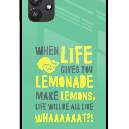 Quote Samsung M32 5G Glass Case Back Cover by Casekaro