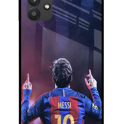 Messi Samsung M32 5G Glass Case Back Cover by Casekaro