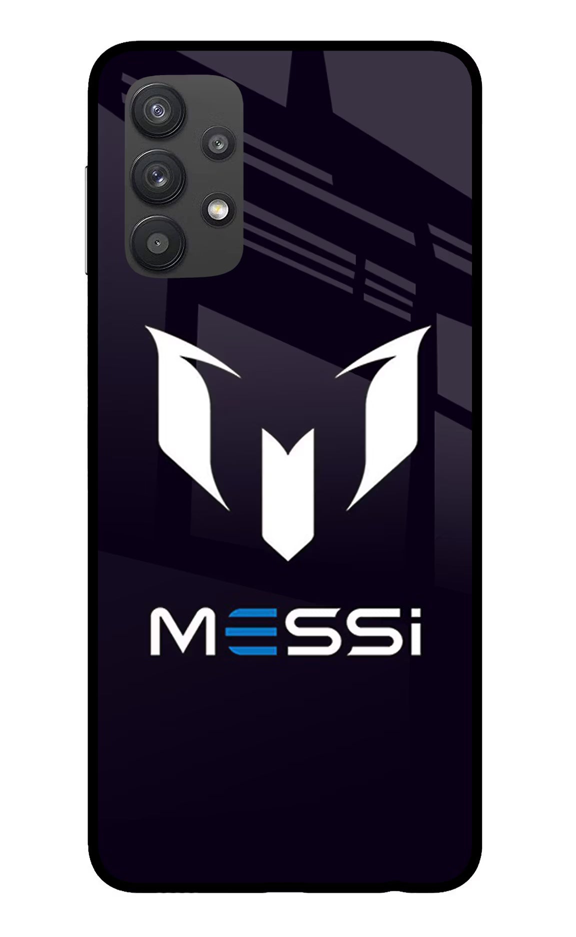 Messi Logo Samsung M32 5G Glass Case Back Cover by Casekaro