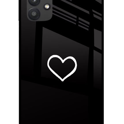Heart Samsung M32 5G Glass Case Back Cover by Casekaro