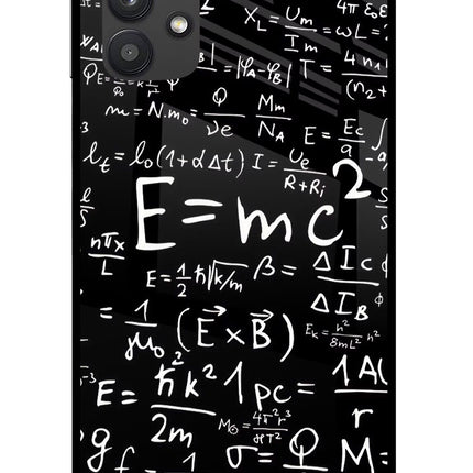 Physics Formula Samsung M32 5G Glass Case Back Cover by Casekaro