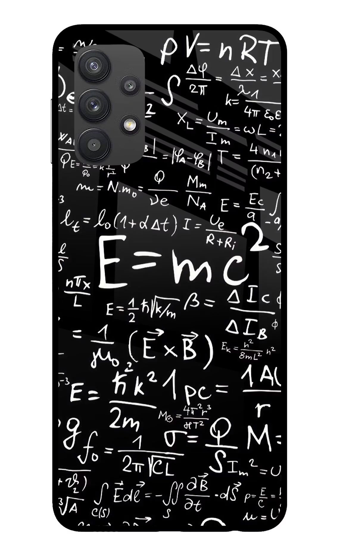 Physics Formula Samsung M32 5G Glass Case Back Cover by Casekaro