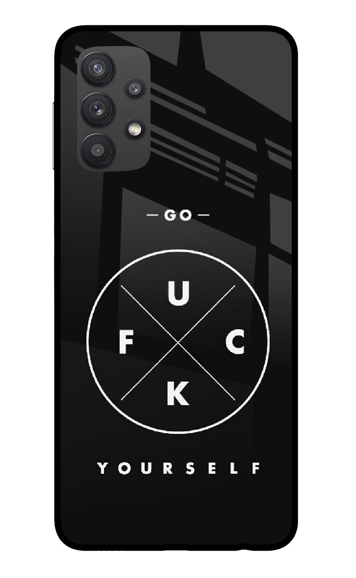 Go Fuck Yourself Samsung M32 5G Glass Case