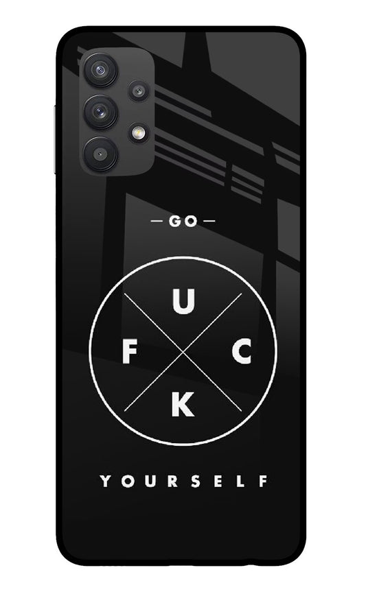 Go Fuck Yourself Samsung M32 5G Glass Case