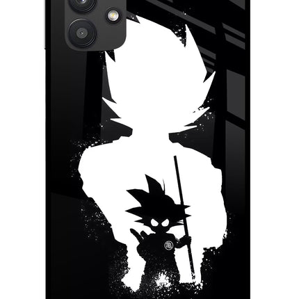 Goku Shadow Samsung M32 5G Glass Case Back Cover by Casekaro