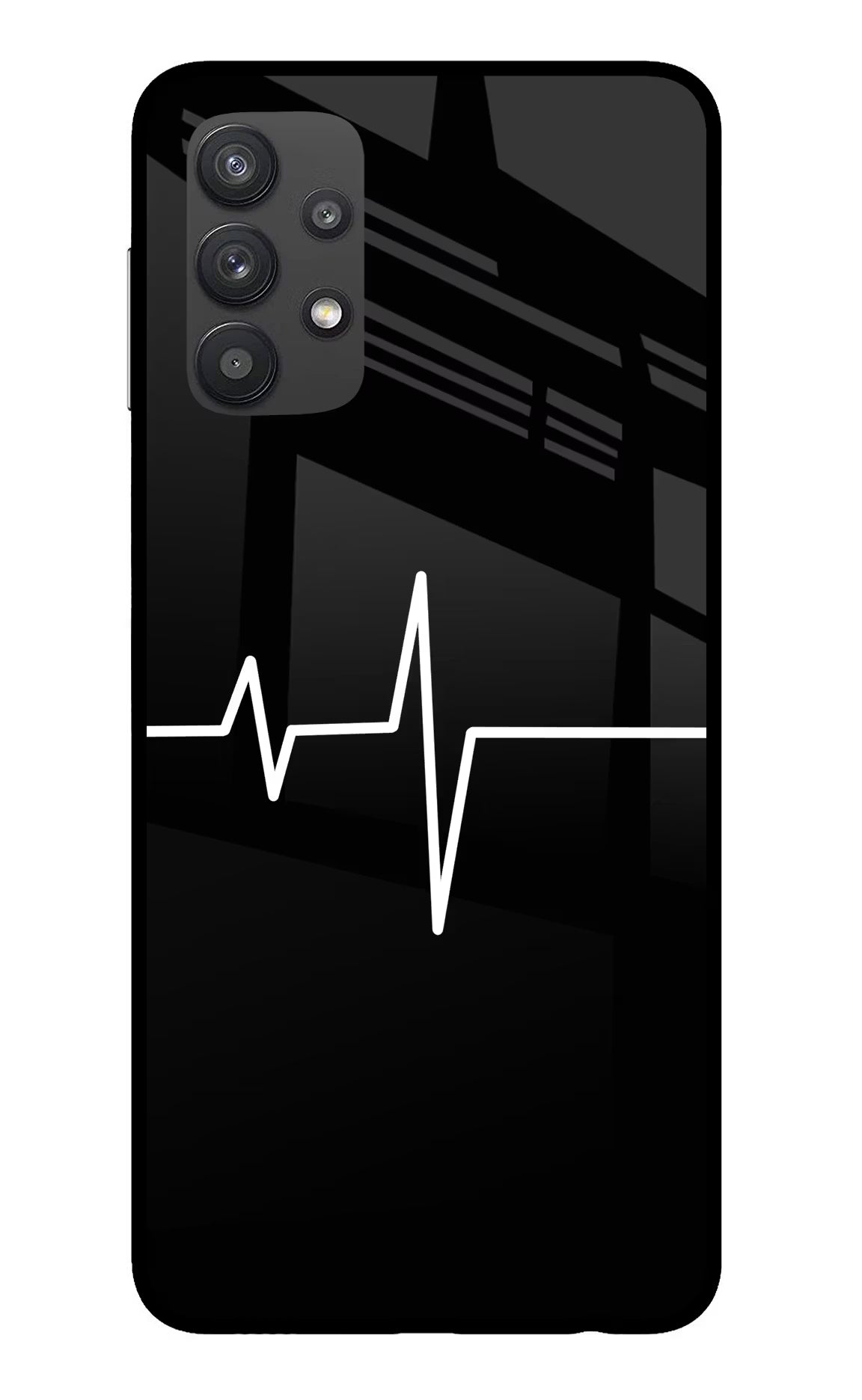 Heart Beats Samsung M32 5G Glass Case Back Cover by Casekaro