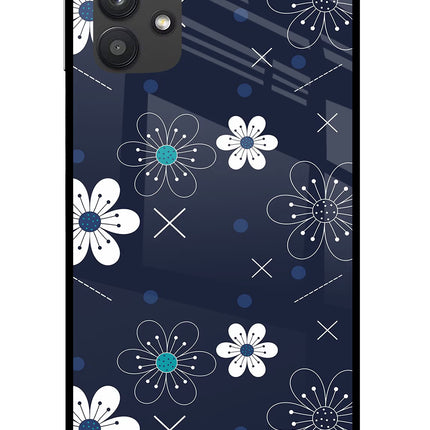 Flowers Samsung M32 5G Glass Case Back Cover by Casekaro