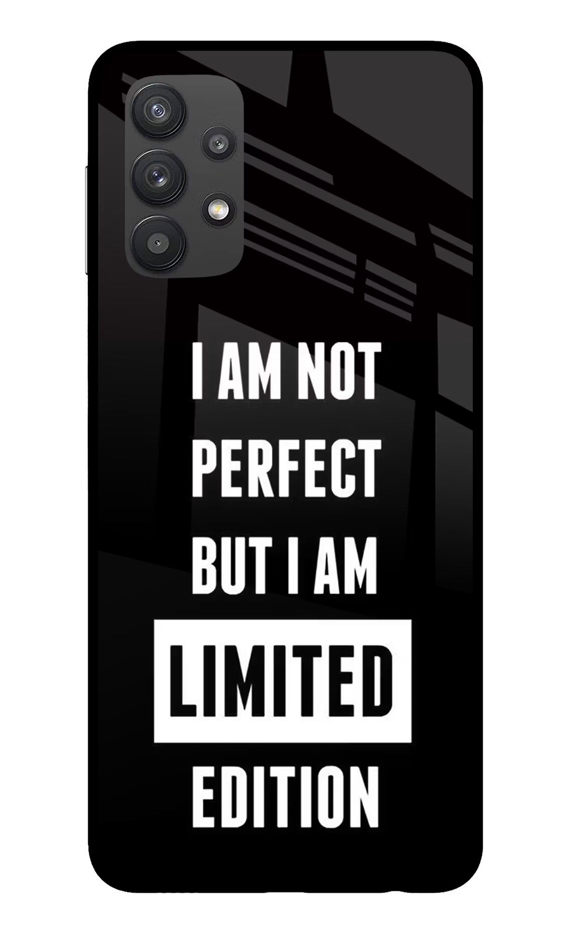 I Am Not Perfect But I Am Limited Edition Samsung M32 5G Glass Case