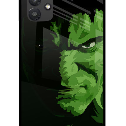 HULK Samsung M32 5G Glass Case Back Cover by Casekaro