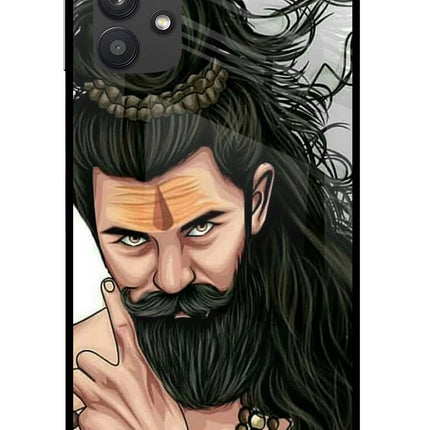 Mahadev Samsung M32 5G Glass Case Back Cover by Casekaro
