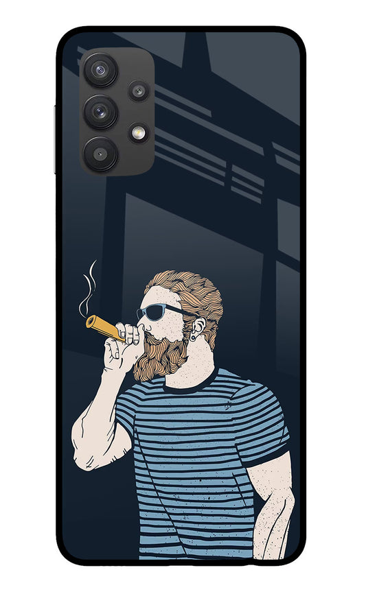 Smoking Samsung M32 5G Glass Case